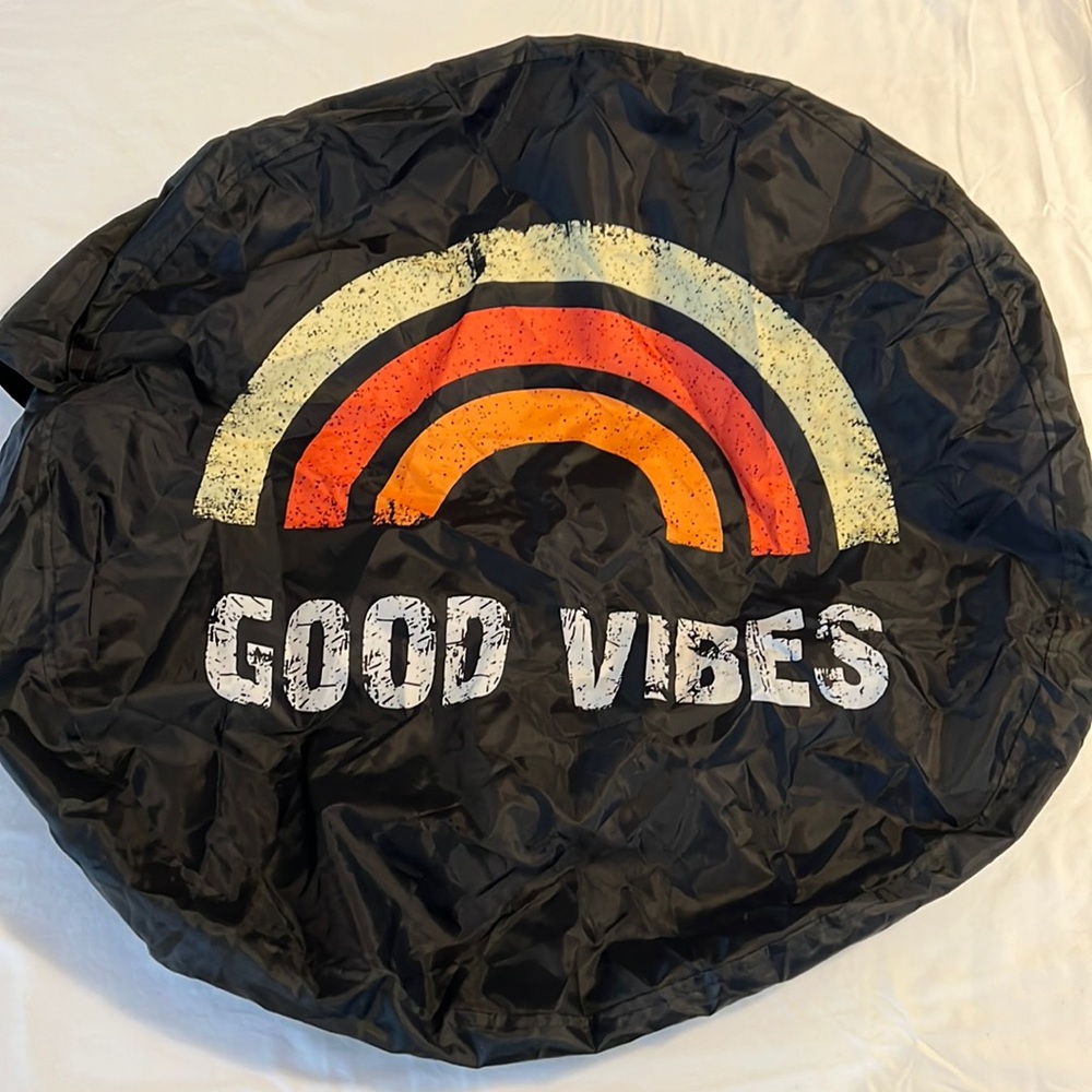 GOOD VIBES   spare tire cover